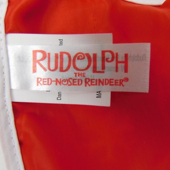 Santa Hat & Bib My 1st Christmas Rudolph The Red Nosed Reindeer DanDee - Picture 5 of 8